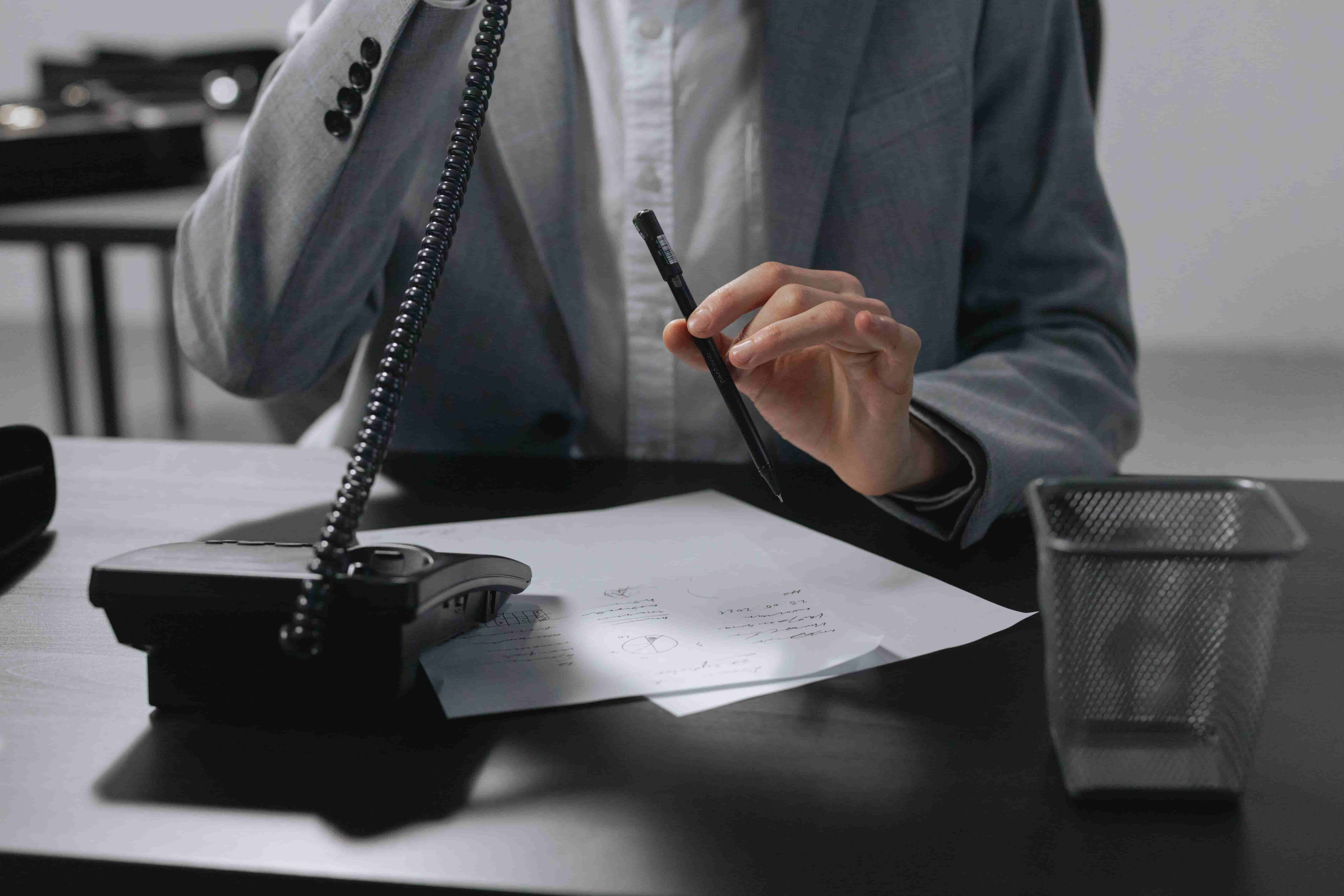 Carefully organised immigration documents and application forms